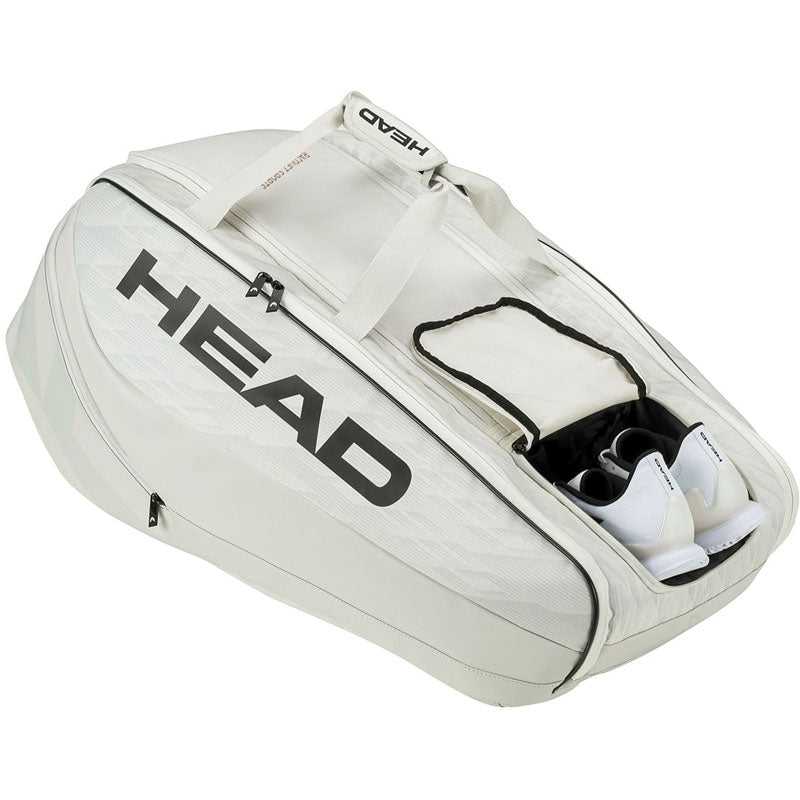 Head Pro X Racquet XL Tennis Bag Off White Black