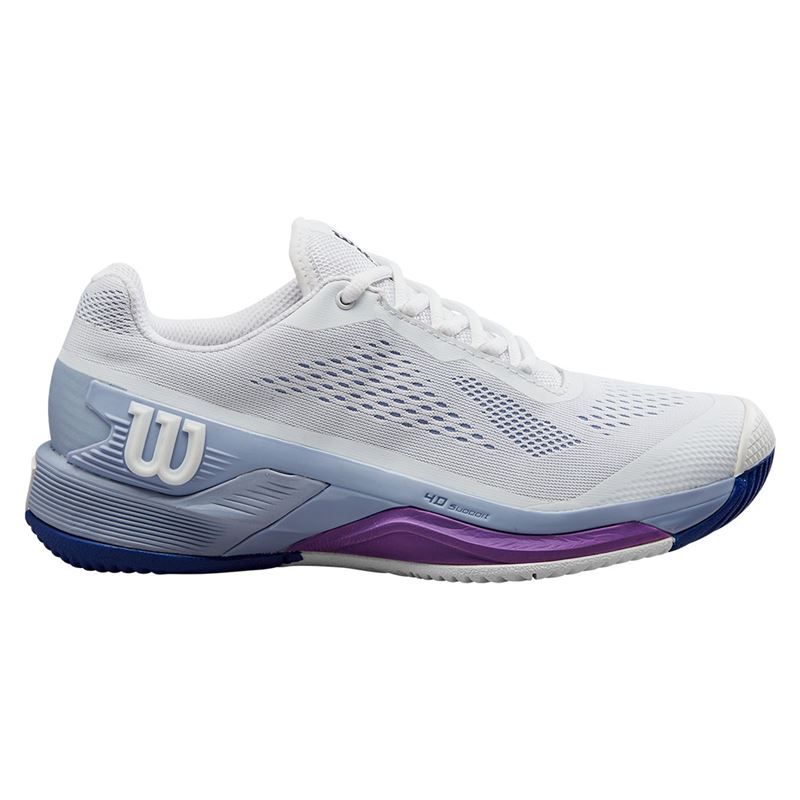 Wilson Women's Rush Pro 4.0 Tennis Shoes White Eventides