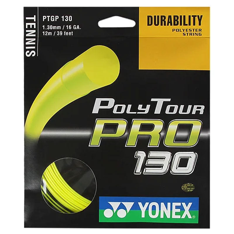 Yonex PolyTour Pro 16 / 1.30 Tennis String Yellow