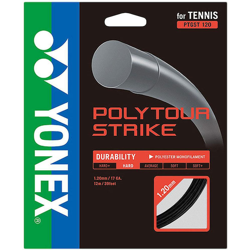 Yonex PolyTour Strike 17 / 1.20 Tennis String Black