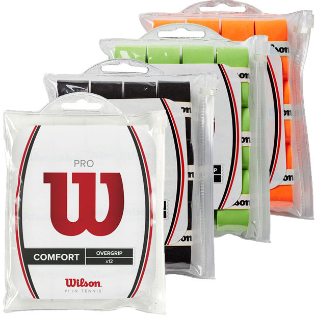  Wilson Pro Overgrip-Comfort 12 Pack. White : General Sporting  Equipment : Sports & Outdoors