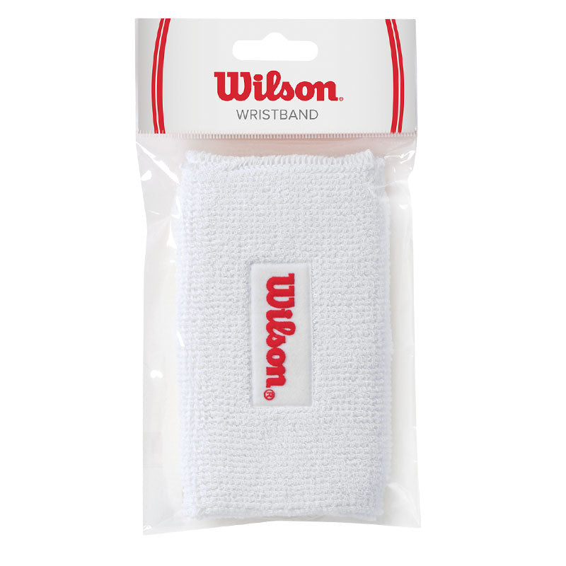 Wilson Solid Double Wide One Tennis Wristband