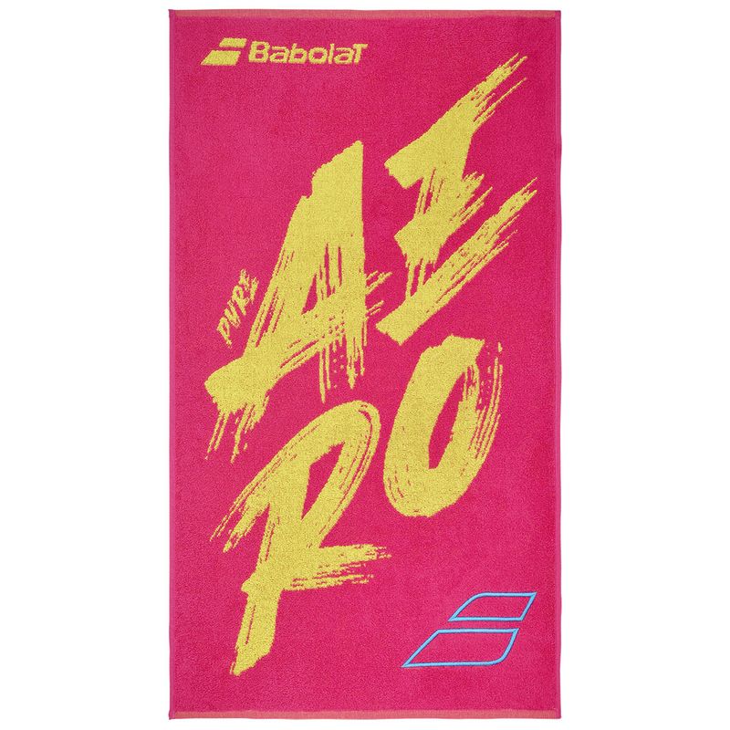 Babolat Aero Medium Tennis Towel Pink Aero Yellow