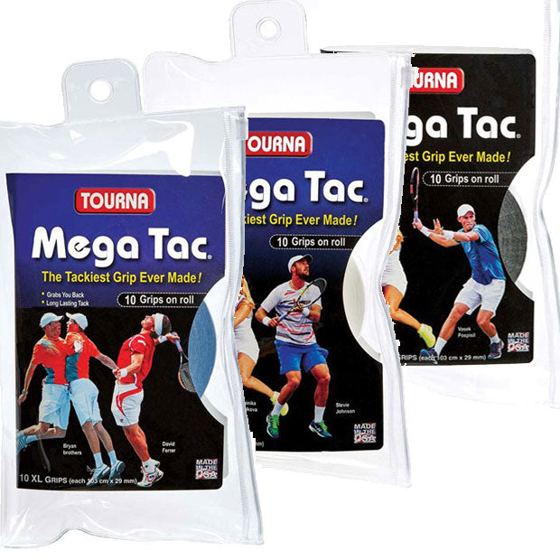 Tourna Mega Tac Tennis Overgrip - 10 Pack