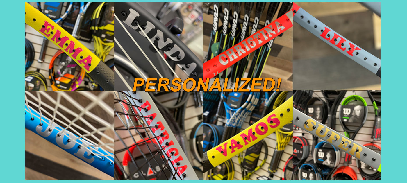 personalized tennis racquets custom