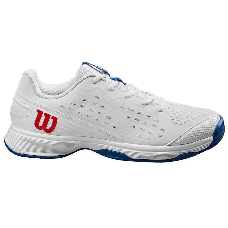 Wilson Rush Pro L Junior Tennis Shoe White Blue
