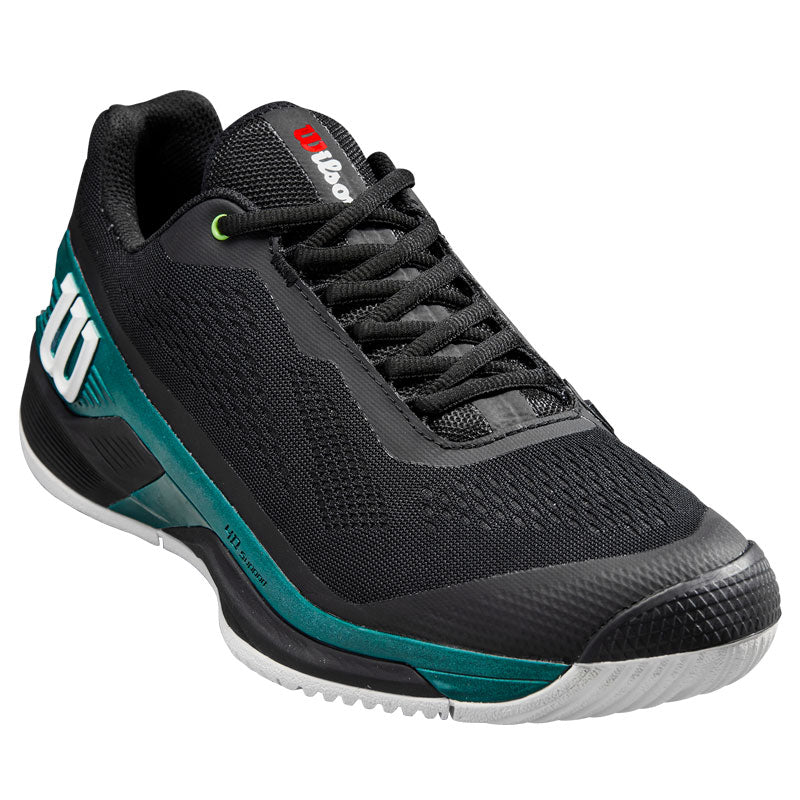 Wilson Men's Rush Pro 4.0 Tennis Shoes Black Deep Blue