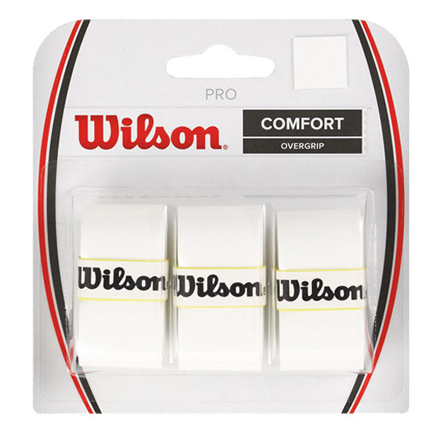Wilson Pro Overgrip Tennis Grip White Black -  3 Pack