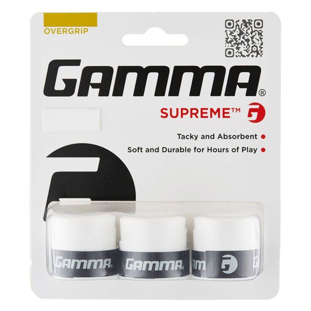 Gamma Supreme Tennis OverGrip - 3 Pack