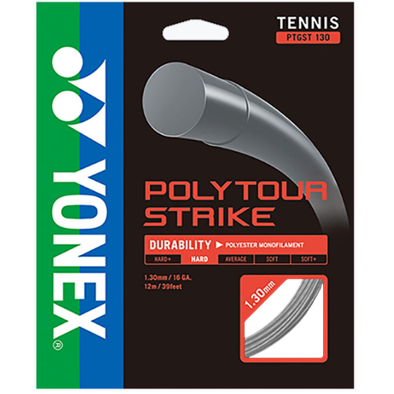 Yonex PolyTour Strike 16 / 1.30 Tennis String Black