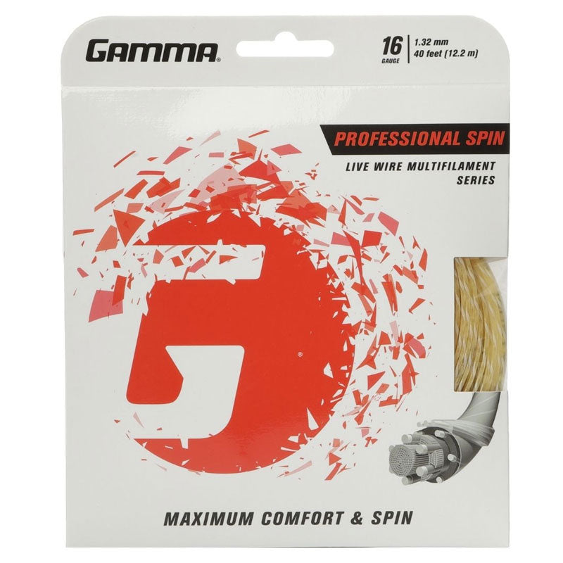 Gamma Professional 16 Tennis String Natural