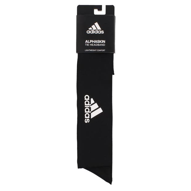 Adidas Alphaskin Tennis Tie Headband Black
