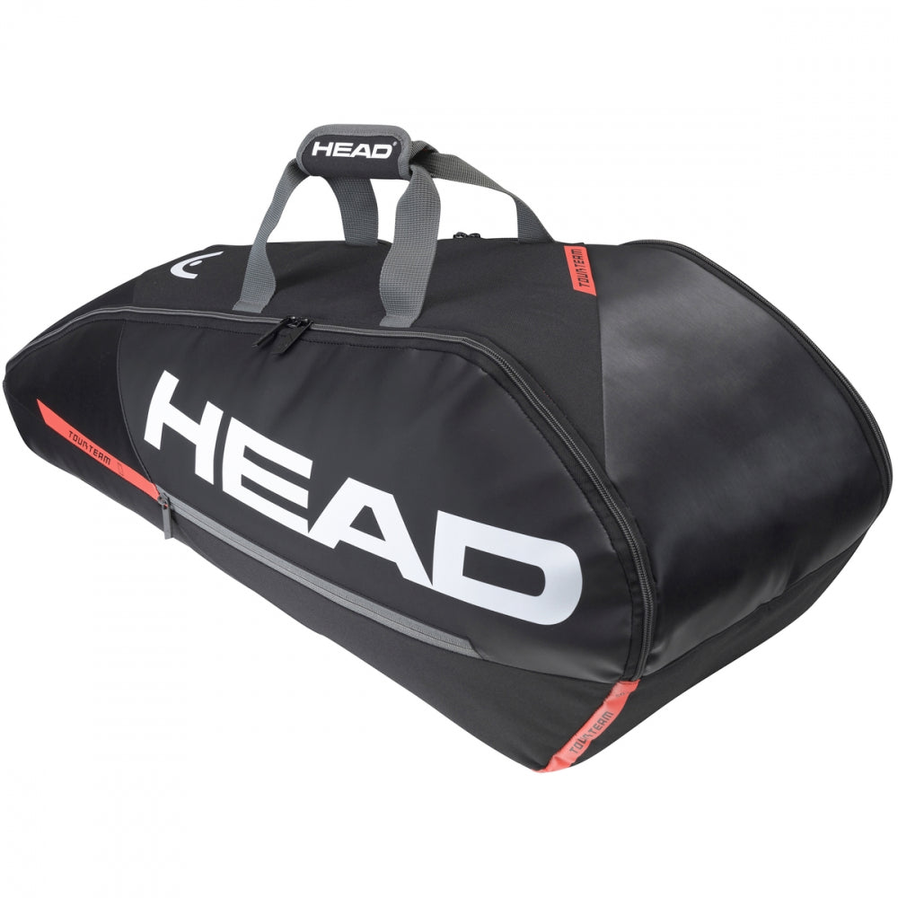 Head Tour Team 6R Pro Tennis Bag Black Orange