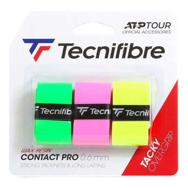 Tecnifibre Contact Pro Tennis Overgrip - 3 Pack
