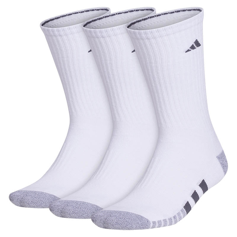 Adidas Men Cushioned Crew Tennis Athletic Socks 3 Pack