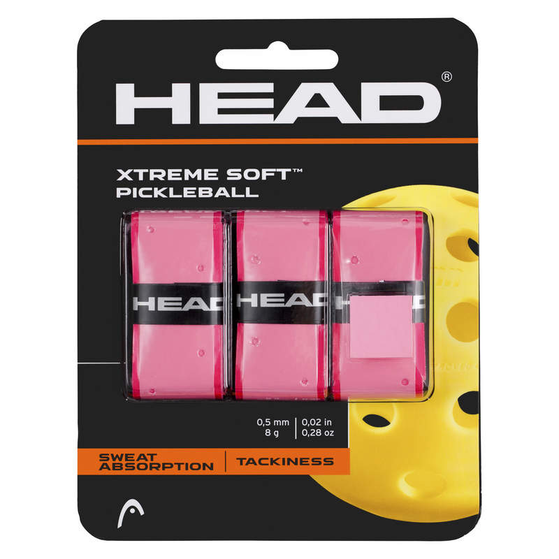 Head Xtreme soft Pickleballs Paddle Overgrips - 3 Pack