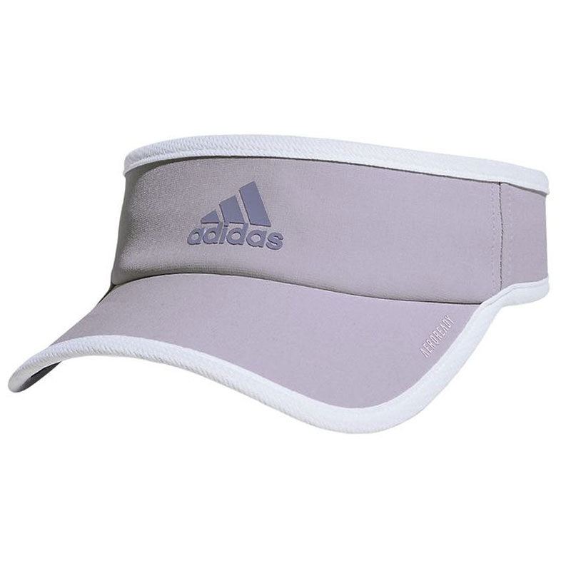 Adidas Superlite 2 Women's Tennis Visor Silver Grey Violet White