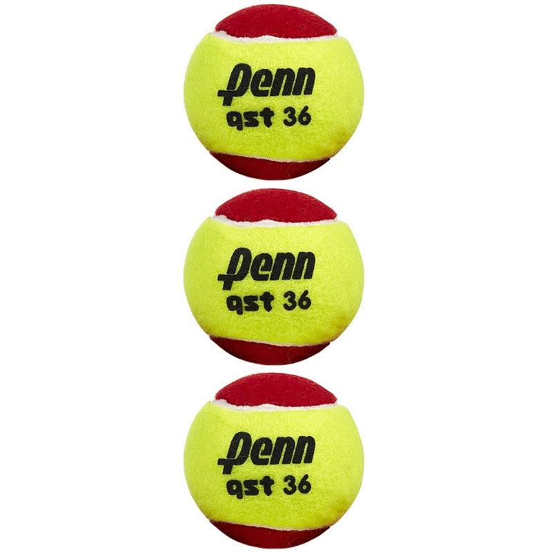 Penn QST 36 Low Compression Tennis Balls 3 Pack