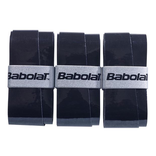 Babolat Pro Tour Tennis Overgrip 3 Pack White Black