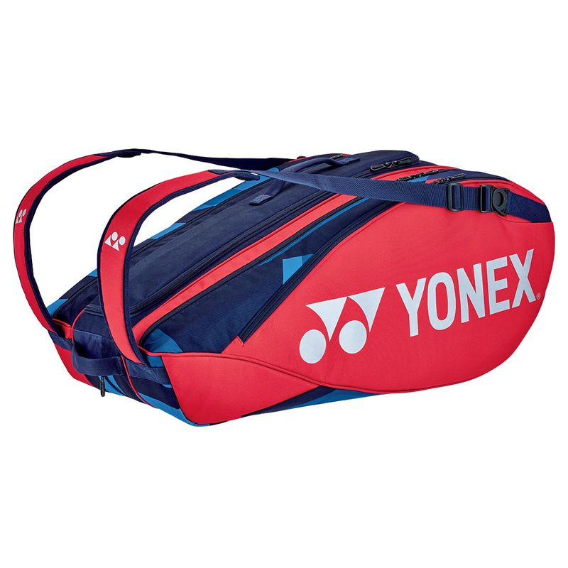 Yonex Pro 9 Pack Tennis Bag Scarlet