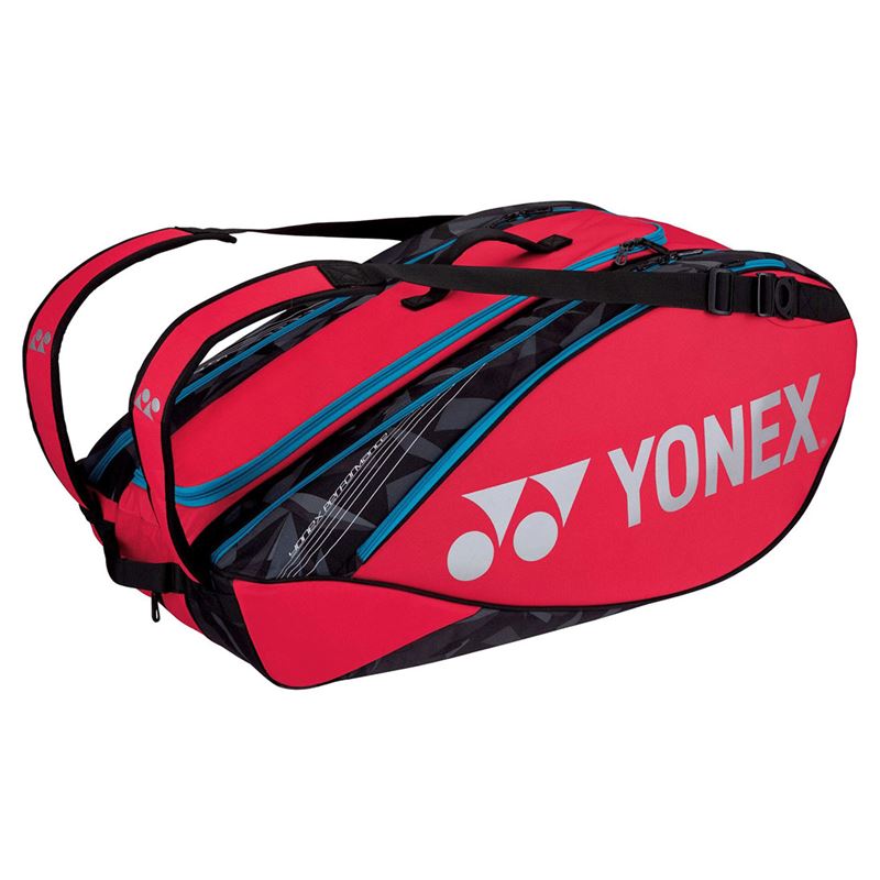 Yonex Pro 9 Pack Tennis Bag Tango Red