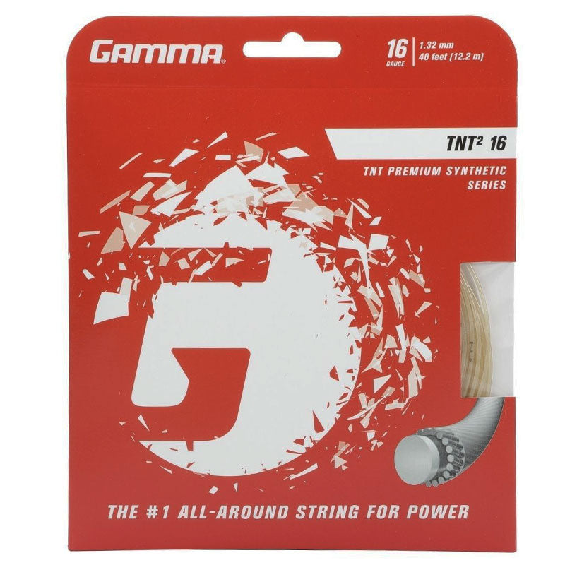 Gamma TNT2 16 Tennis String Natural