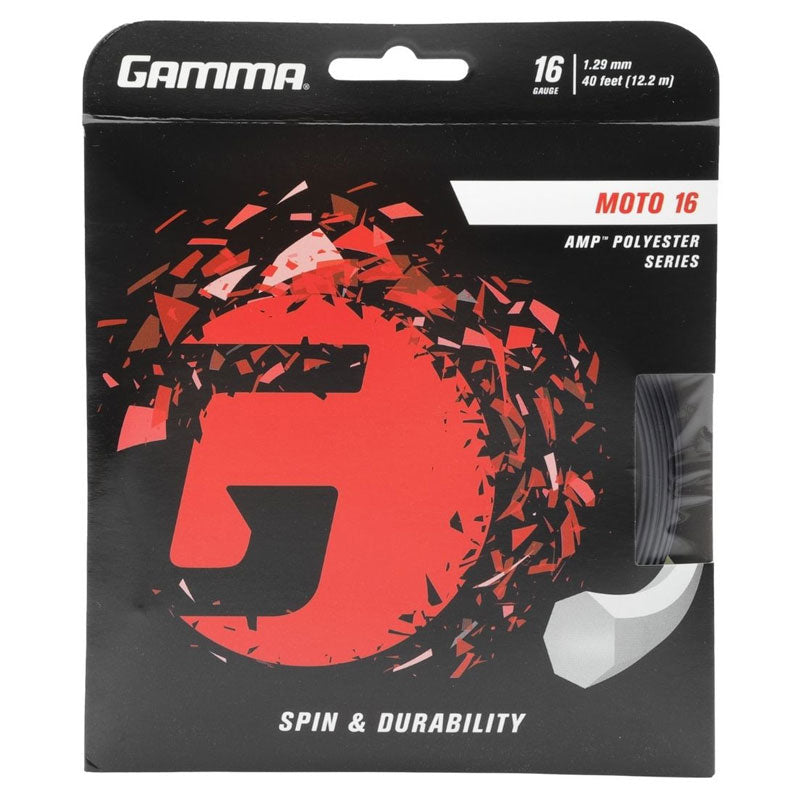 Gamma Moto 16 Tennis String Black