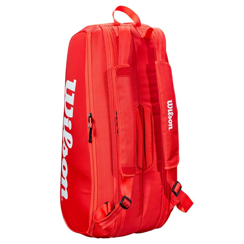 Wilson Super Tour Red 6 Pack Tennis Bag