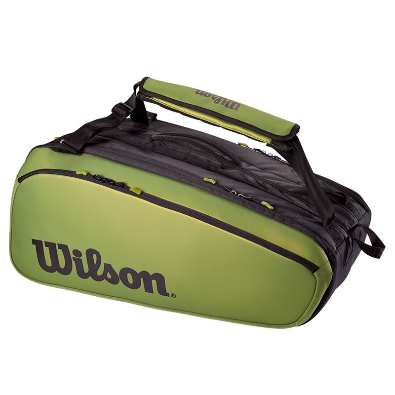 Wilson Blade Super Tour 15 Pack Tennis Bag, Green 