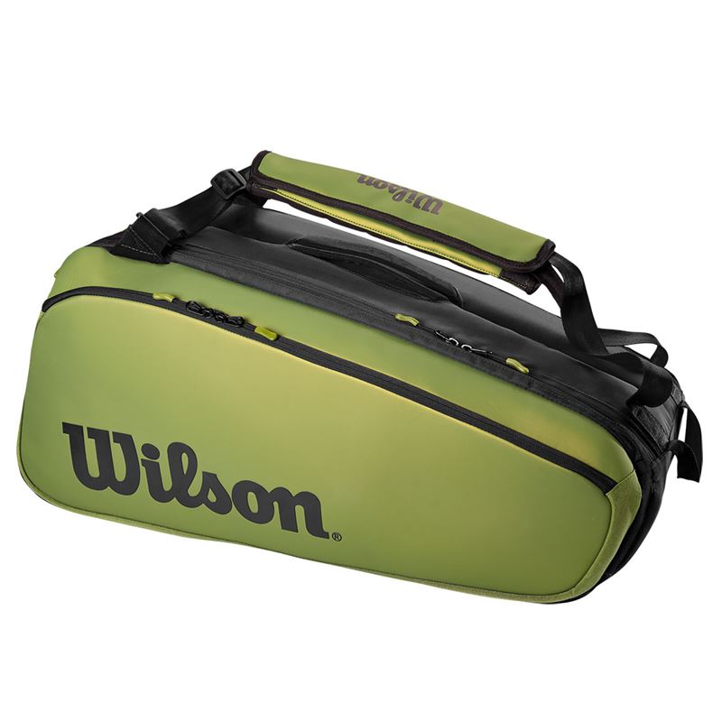 Wilson Blade Super Tour 9 Pack Tennis Bag, Green