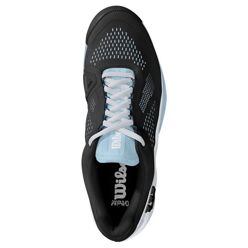 Wilson Women's Rush Pro 4.0 Tennis Shoes Black White