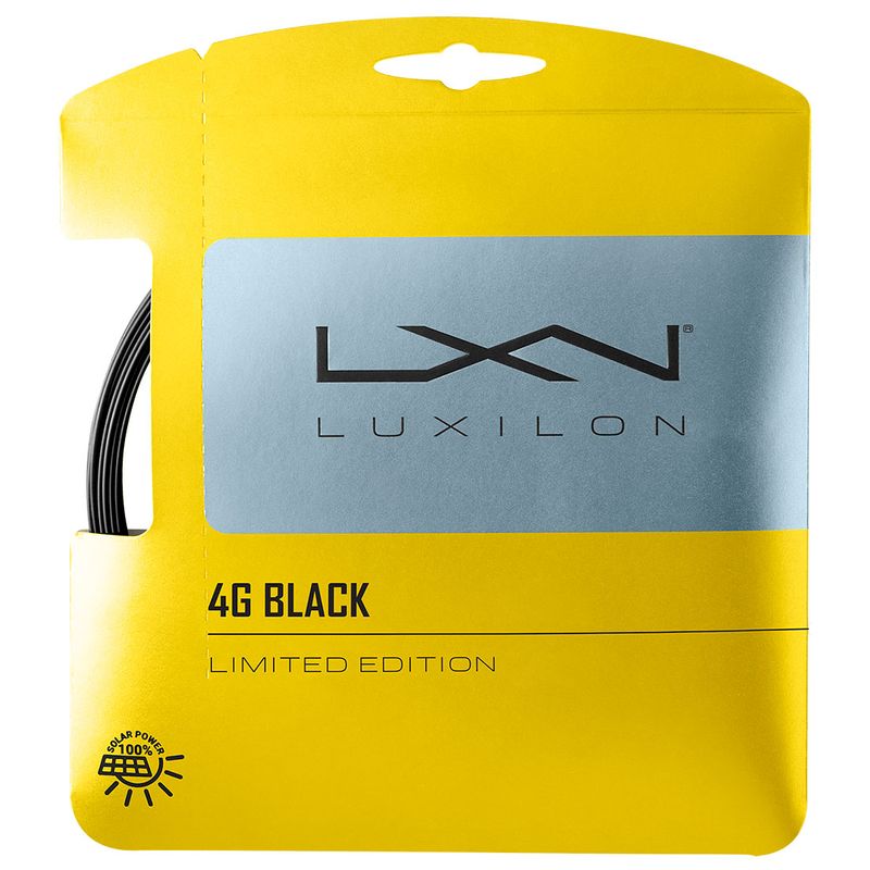 Luxilon 4G 125 / 16L Black Tennis String