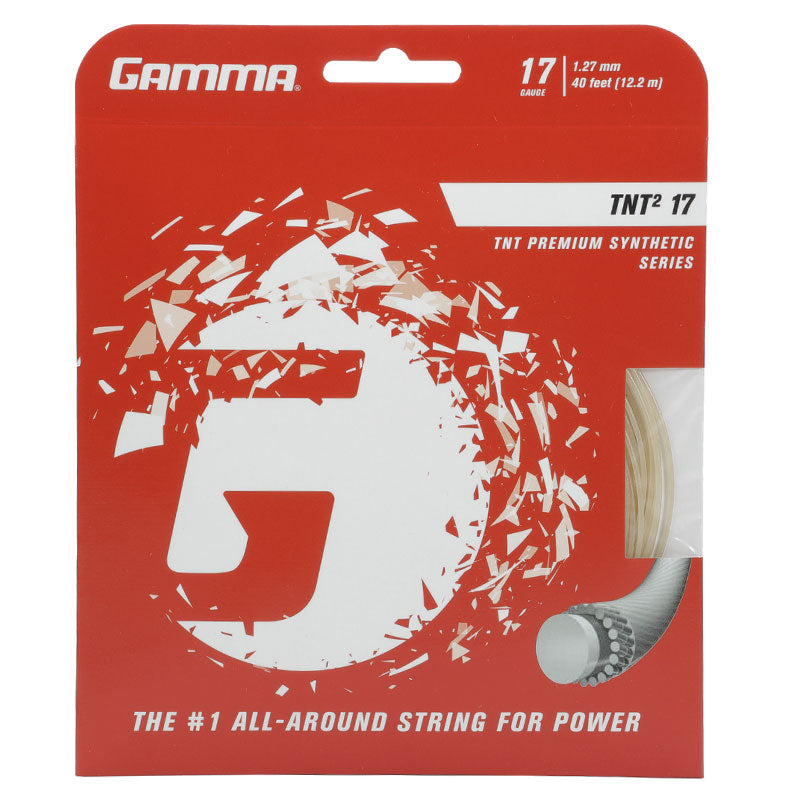 Gamma TNT2 17 Tennis String Natural
