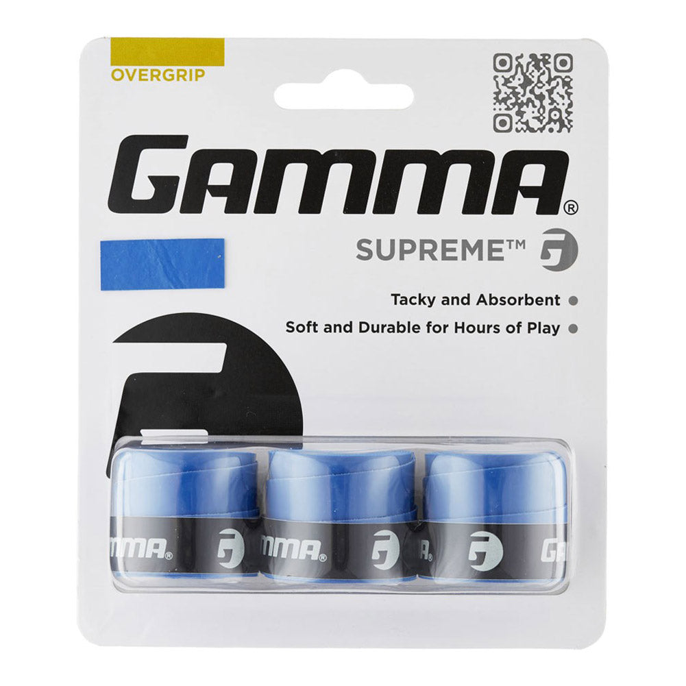Gamma Supreme Tennis OverGrip - 3 Pack
