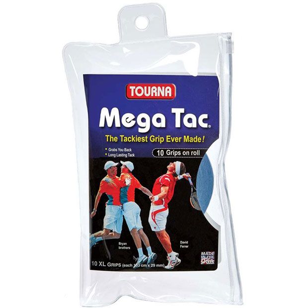 Tourna Mega Tac Tennis Overgrip - 10 Pack
