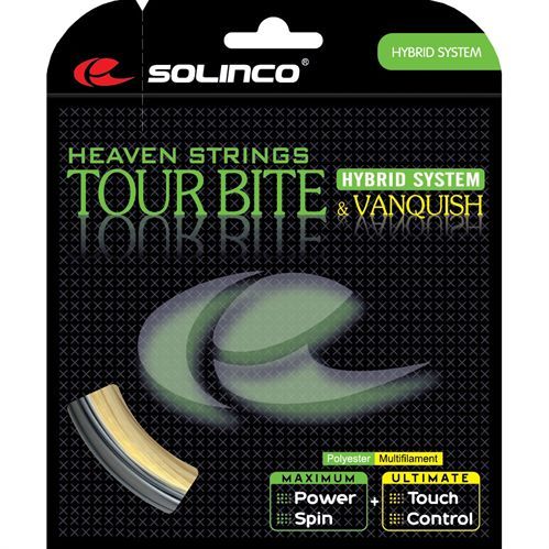 Solinco Tour Bite 17 & Vanquish 16 Hybrid Tennis String